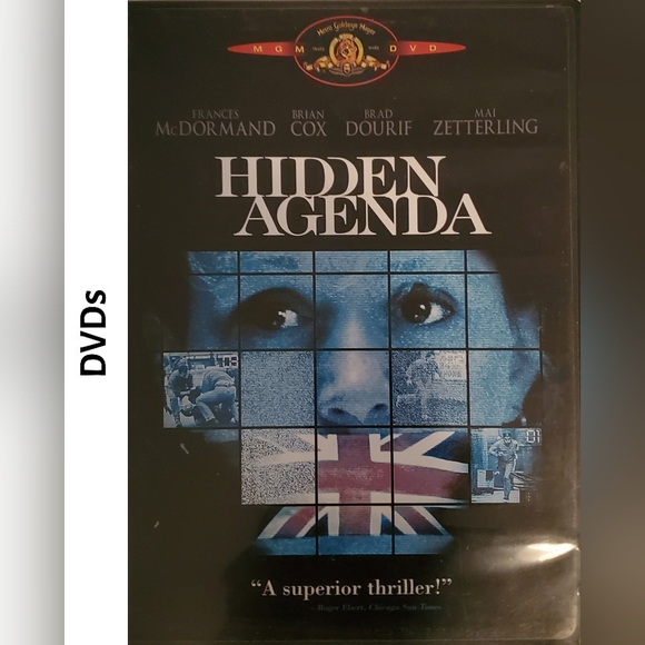 🌴5/25🌴 Hidden Agenda - Frances McDormand, Brad Dourif 1990 - Picture 1 of 1